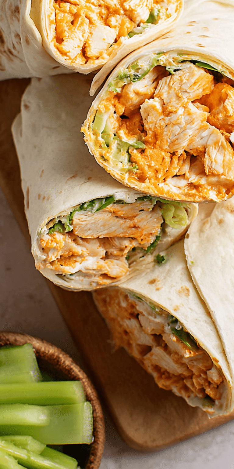 Buffalo Chicken Wraps