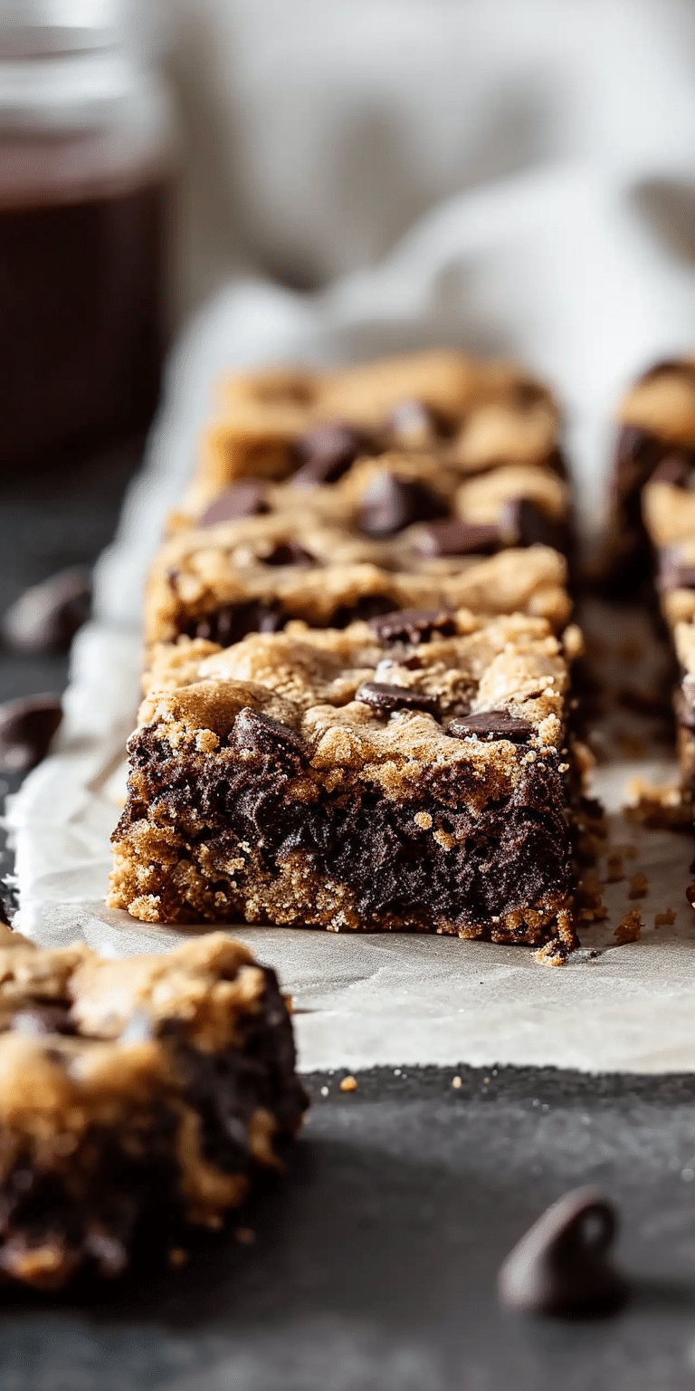 Chocolate Chip Cookie Brownies [45 Minutes] Chasety