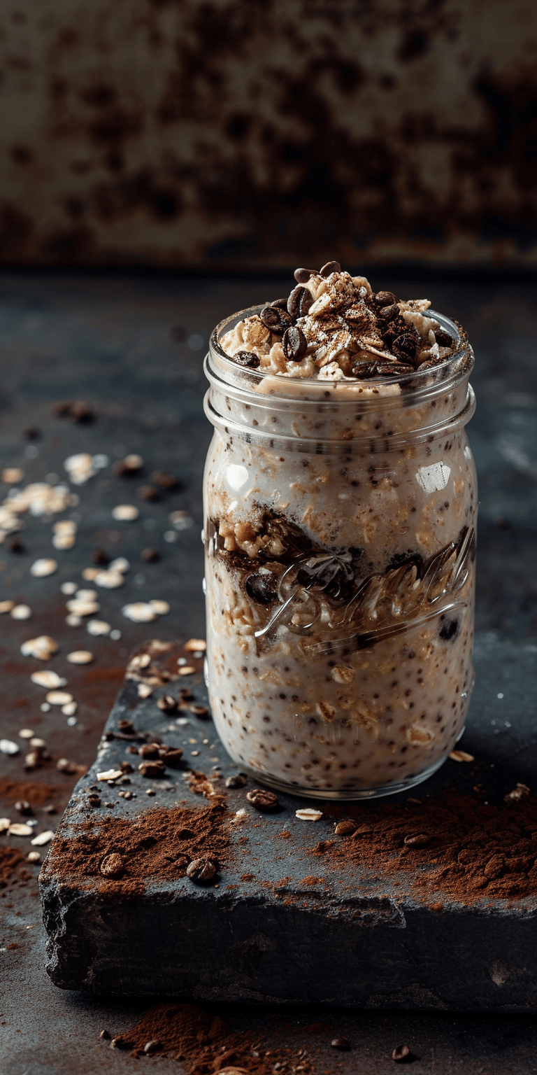 Espresso Overnight Oats [10 Minutes] Chasety