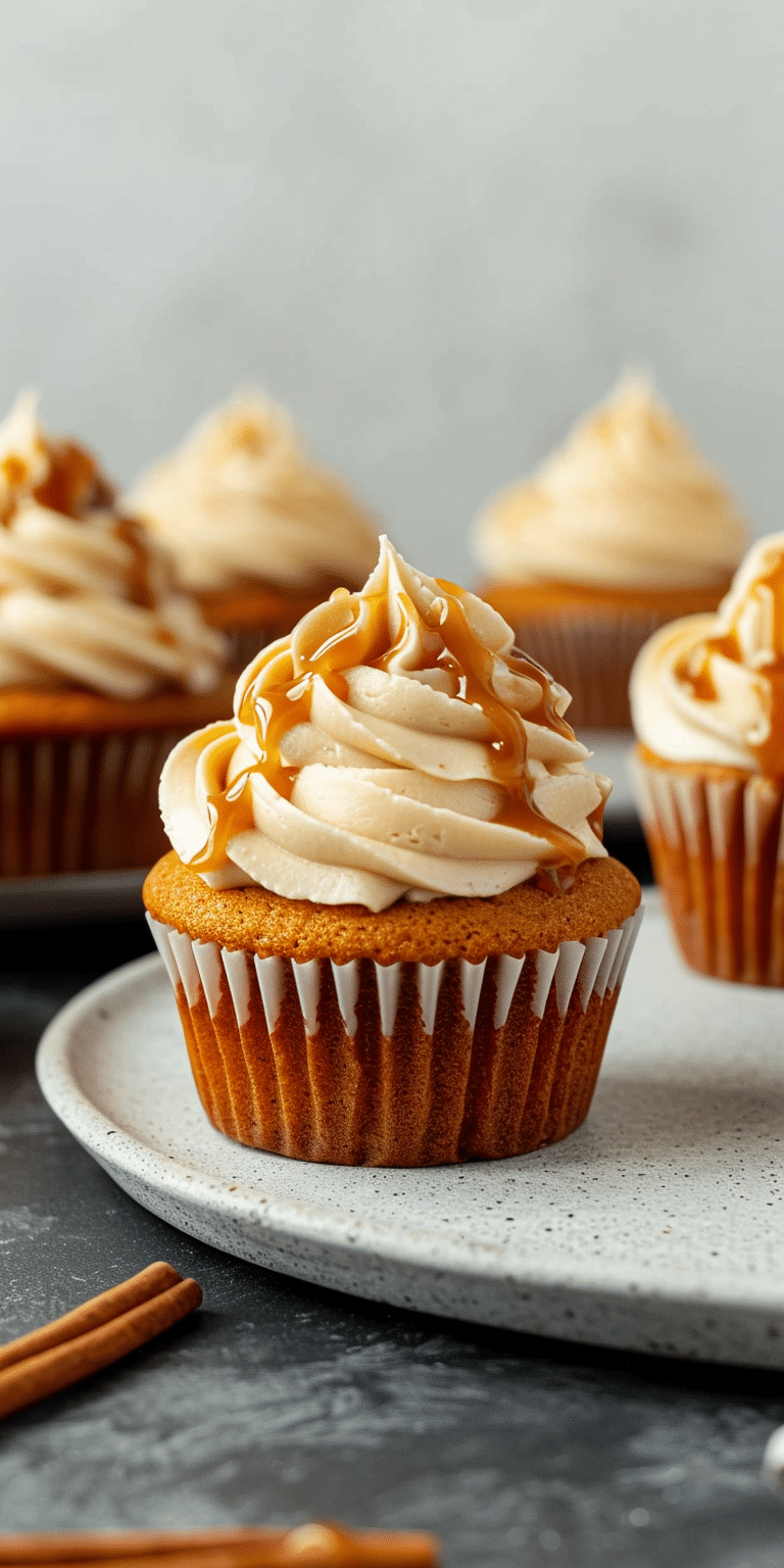 Salted Caramel Pumpkin Cupcakes [70 Minutes] Chasety