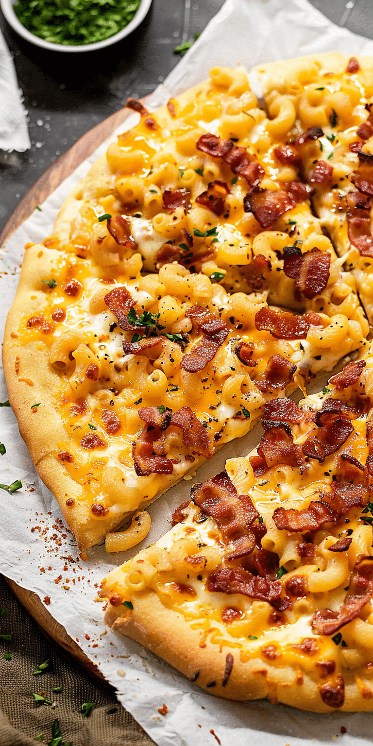 Bacon Mac Cheese Pizza 35 Minutes Chasety