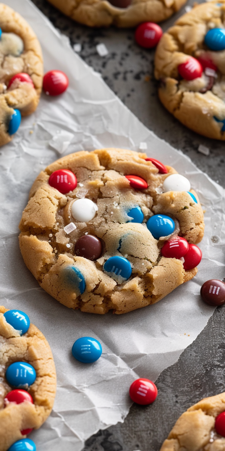 4th of July Monster Cookies [32 Minutes]